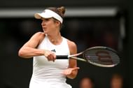 Elina Svitolina at the 2023 Wimbledon Championships.